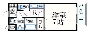 プレサンス三宮花時計前の物件間取画像